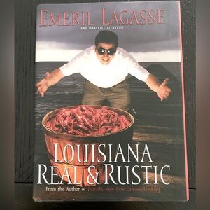 Autographed Emeril Lagasse cookbook-Louisiana Real & Rustic